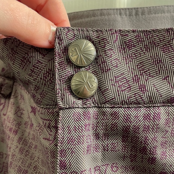 Burton Women’s DRYRIDE Snowboarding Snow Pants with Purple Graphic Design Size M - Picture 10 of 14